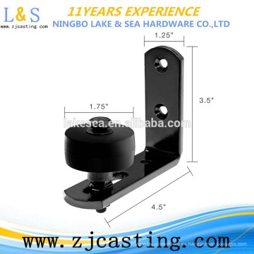 Black Bottom Guide Stay Roller ajustable para puerta de granero Hardware / Sliding Door Roller